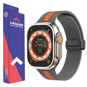 بند میچان مدل مگنتی Magnetic-2CC مناسب برای اپل واج سری 10 46 میلی متری