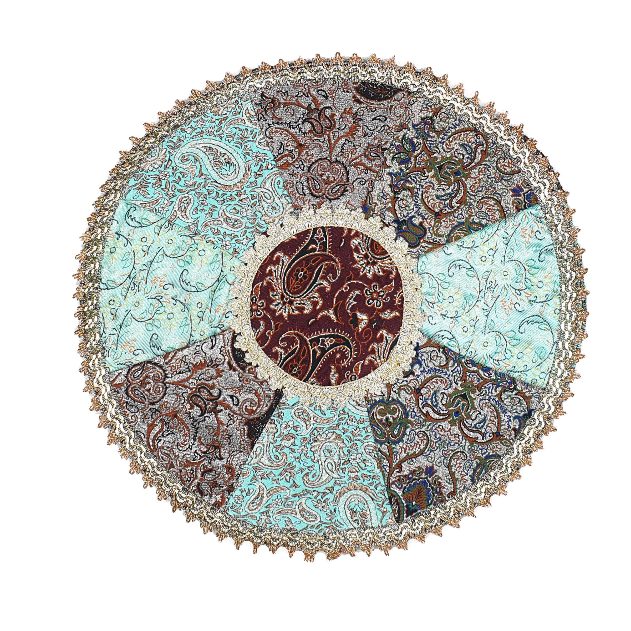 رومیزی ترمه مدل گوهر کد 6587