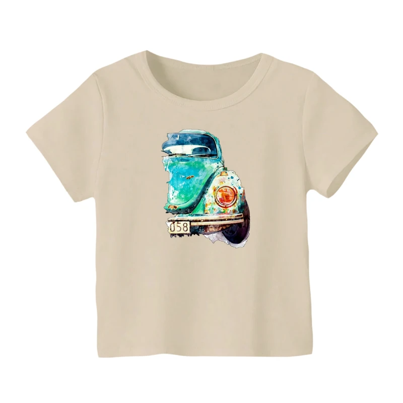 تی شرت آستین کوتاه بچگانه مدل ماشین کد ۸
