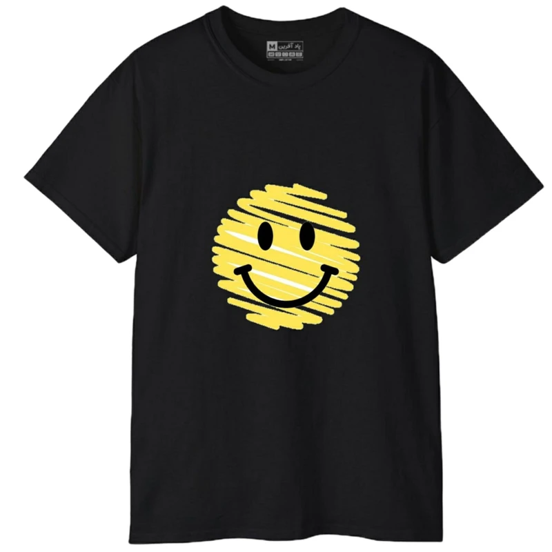 تی‌شرت آستین کوتاه مردانه پاد آفرین مدل استیکر کد 1978