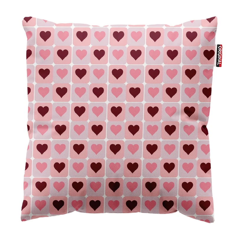 کوسن پاد آفرین طرح قلب سایز 30*30 سانتی متر کد 465