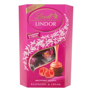 شکلات پذیرایی با مغز تمشک لنیت لیندور - 200 گرم 