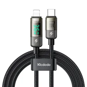 کابل USB-C به لایتنینگ مک دودو مدل Digital Pro Auto Power Off طول 1.2 متر
