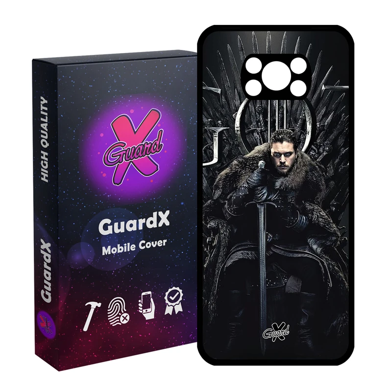 کاور گارد ایکس طرح Jon Snow مدل Glass10416 مناسب برای گوشی موبایل شیائومی Poco X3 NFC/Poco X3/Poco X3 Pro