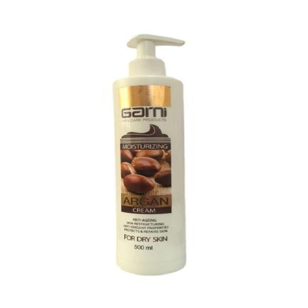 کرم مرطوب کننده گارنی مدل ARGAN OIL حجم 500 میلی لیتر