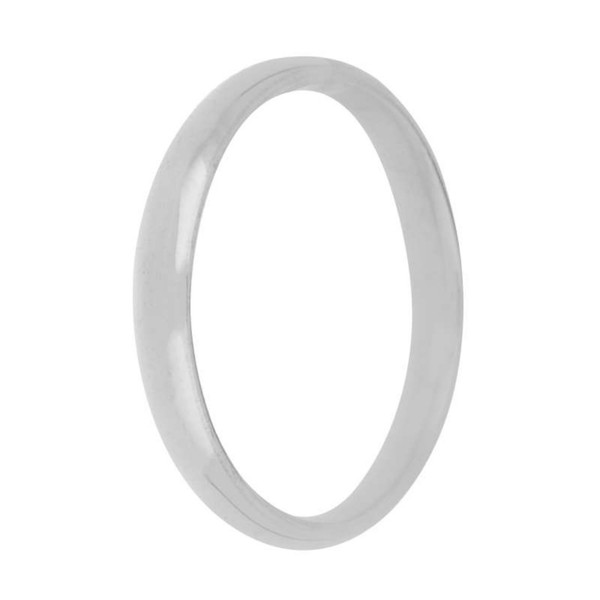 انگشتر نقره زنانه مدل حلقه رینگ ساده کد ۶