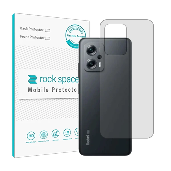محافظ پشت گوشی شفاف راک اسپیس مدل HyGEL مناسب برای گوشی موبایل شیائومی Redmi Note 11T Pro Plus