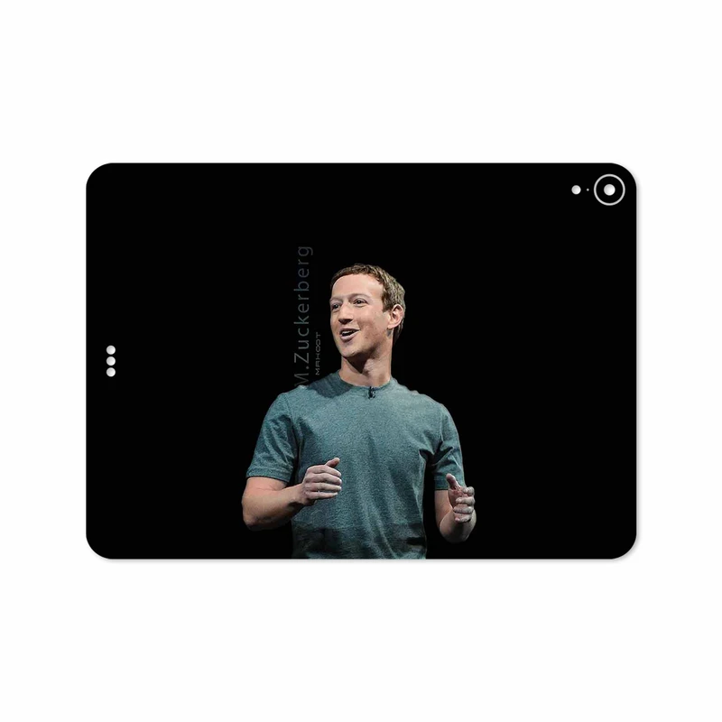 برچسب پوششی ماهوت مدل Mark Zuckerberg مناسب برای تبلت اپل iPad Pro 11 2018 A2013