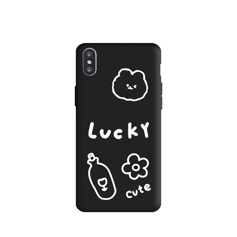 کاور طرح خرس مینیمال کد t3900 مناسب برای گوشی موبایل اپل iphone X / Xs 