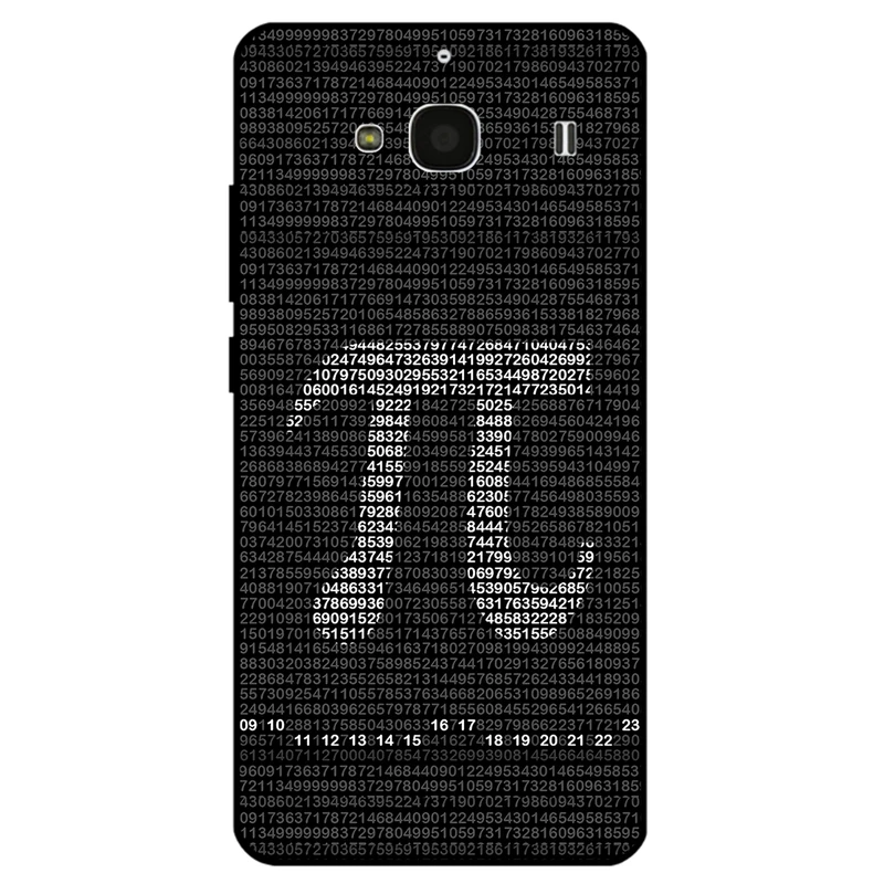 کاور مگافون طرح عدد پی مدل 7240 مناسب برای گوشی موبایل شیائومی Redmi 2