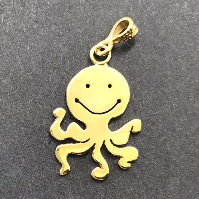 آویز گردنبند نقره مدل اختاپوس كد A1008