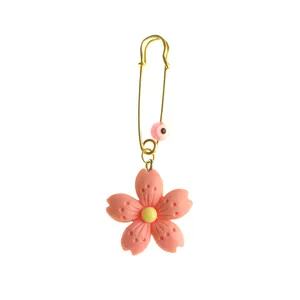 سنجاق سینه دخترانه لیمونار گالری مدل شکوفه بهاری