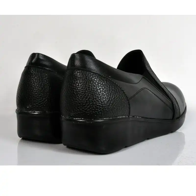 کفش طبی زنانه مدل چرم طبیعی کلاسیک طبی