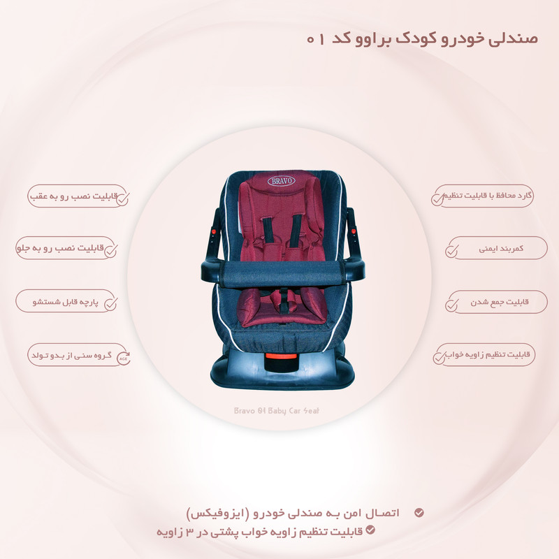 صندلی خودرو کودک براوو کد 01