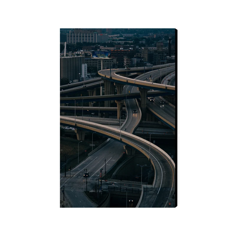 تابلو شاسی عرش مدل فانتزی منظره شهر کد As4879