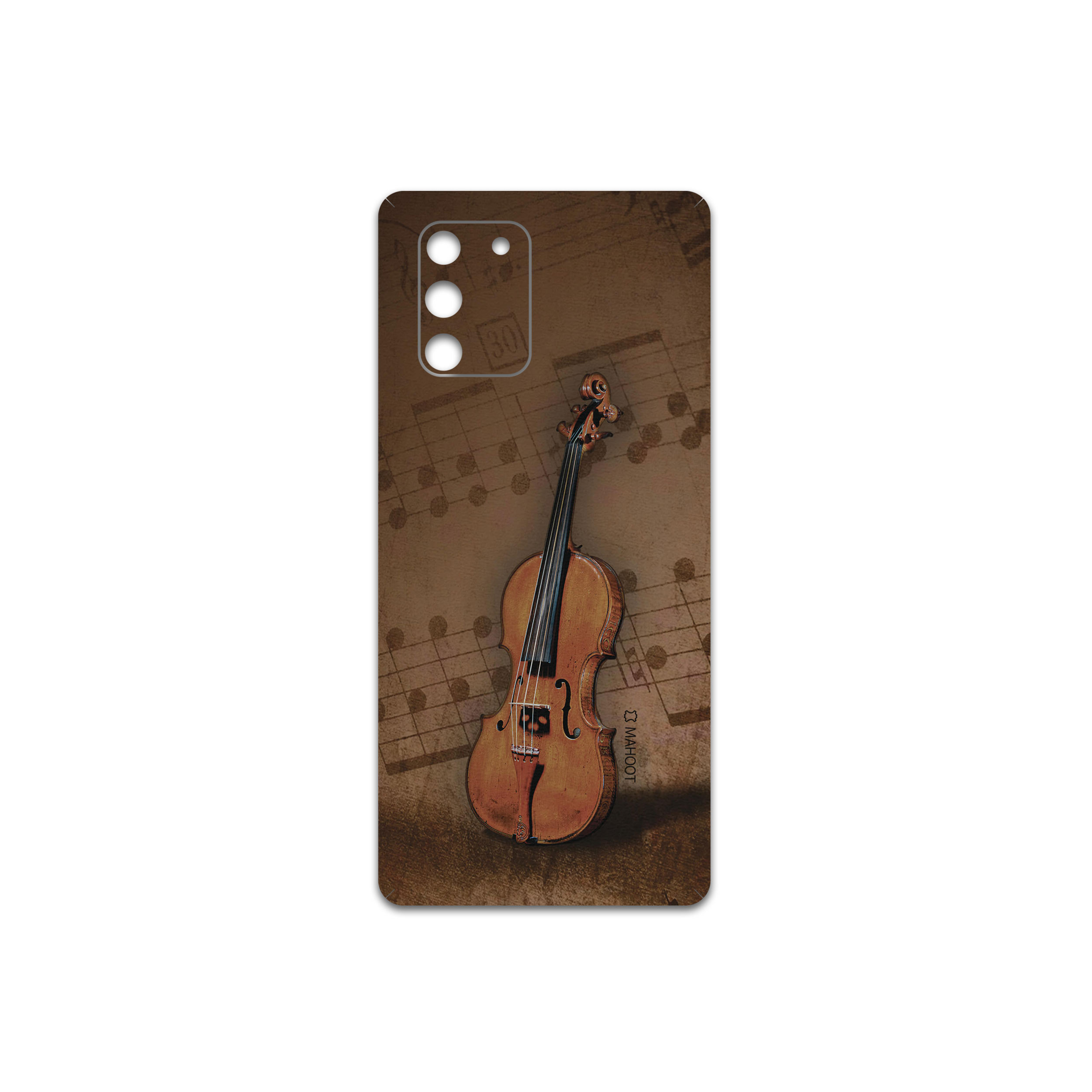 برچسب پوششی ماهوت مدل Violin-Instrument مناسب برای گوشی موبایل سامسونگ Galaxy S10 Lite