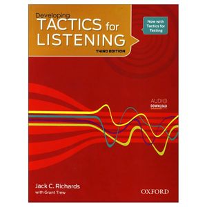نقد و بررسی کتاب Developing Tactics For Listening اثر Jack C.Richards and Grant Trew انتشارات زبان مهر توسط خریداران