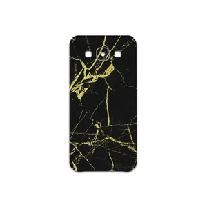 MAHOOT  Graphite-Gold-Marble Cover Sticker for Samsung Galaxy E5
