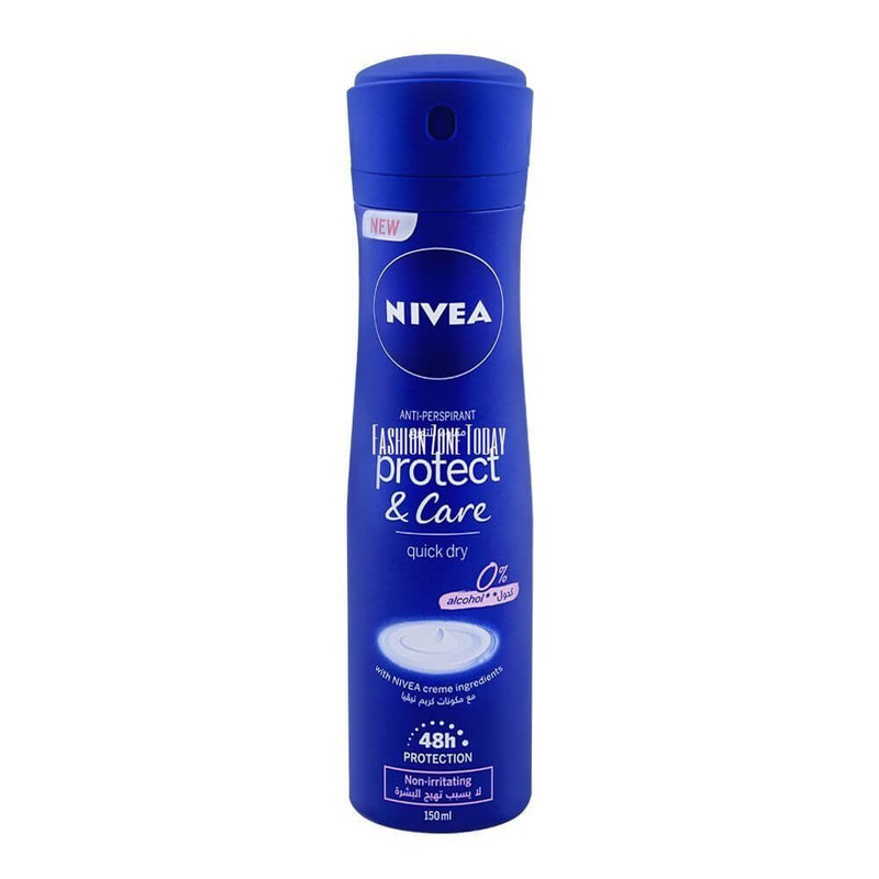 اسپری بدن زنانه نیوآ مدل protect & care حجم 150 میلی لیتر اسپری بدن زنانه نیوآ مدل protect & care حجم 150 میلی لیتر