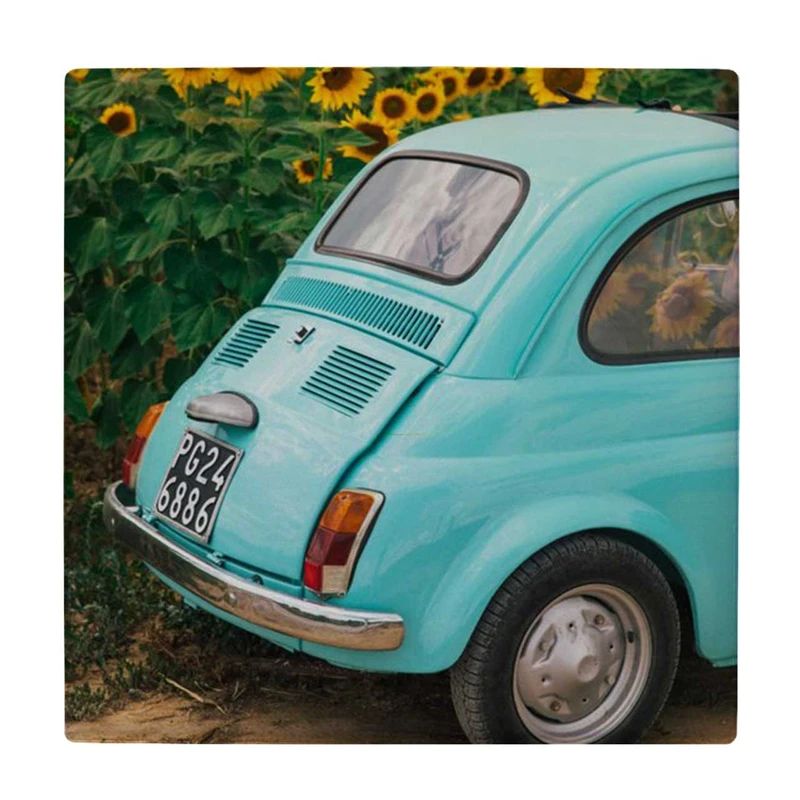  زیر لیوانی طرح فولکس و گل های آفتابگردان کد    4056566_2669