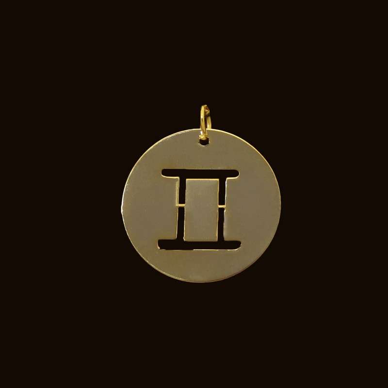 آویز گردنبند طلا 18 عیار زنانه الن نار مدل ماه تولد خرداد کد 9540