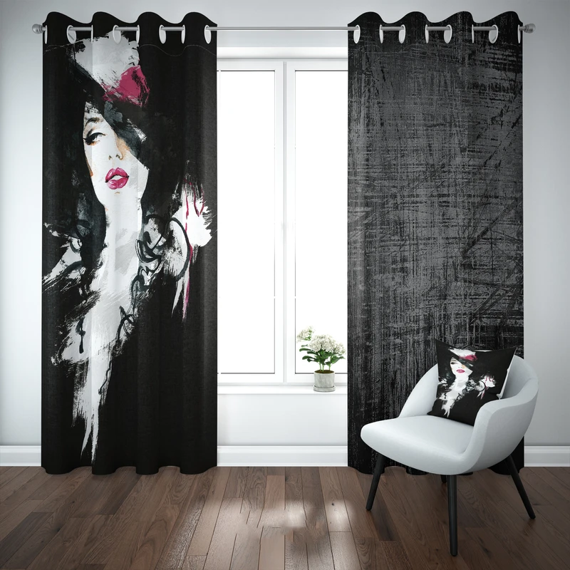 پرده مدل b2195 سایز 140×280 سانتی متر