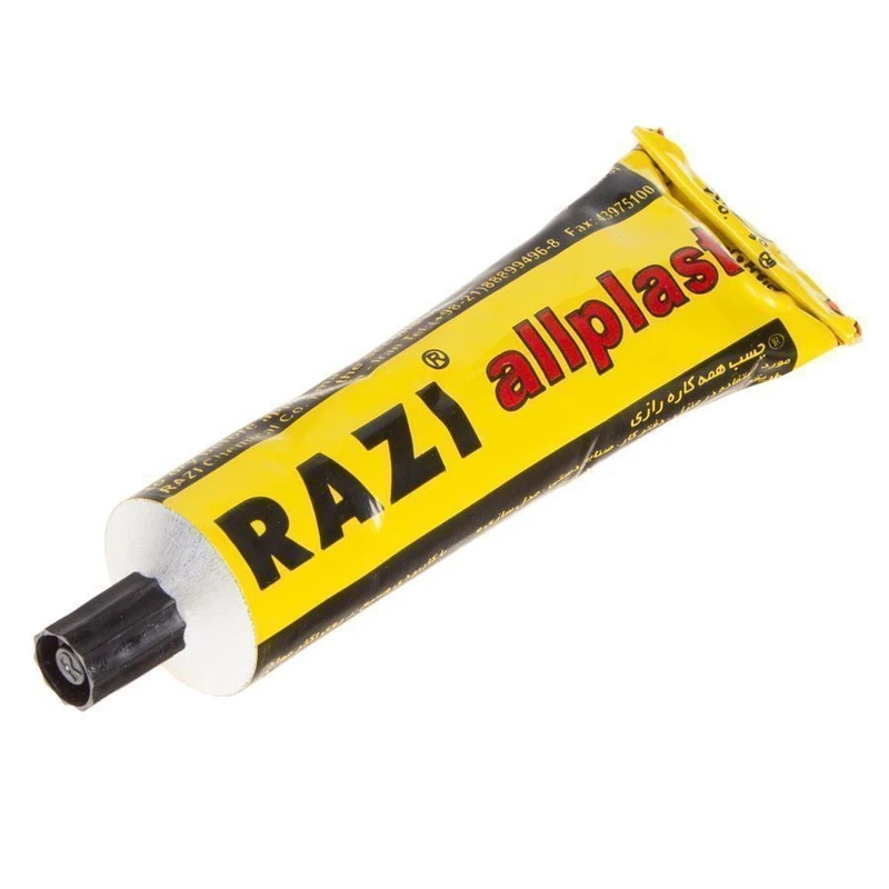  چسب همه کاره رازی مدل Allplast حجم 50 میلی لیتر بسته 72 عددی