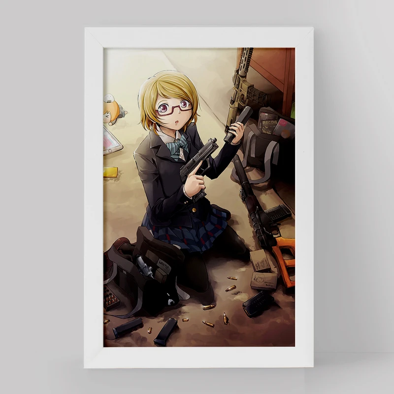 تابلو خندالو مدل هانایو انیمه مادوکا مجیکا Madoka Magica کد 18410