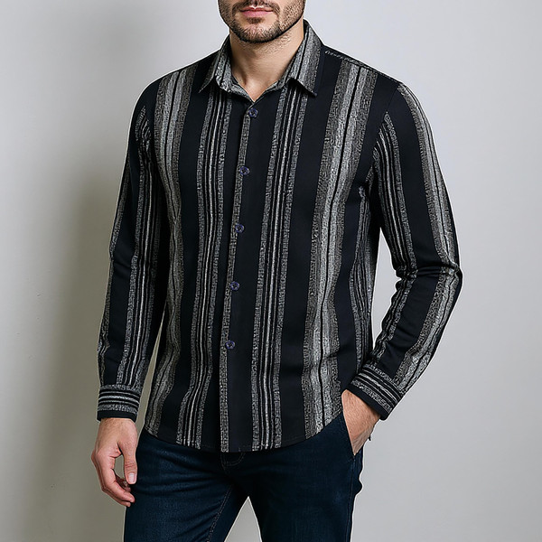 پیراهن آستین بلند مردانه باینت مدل 2261910