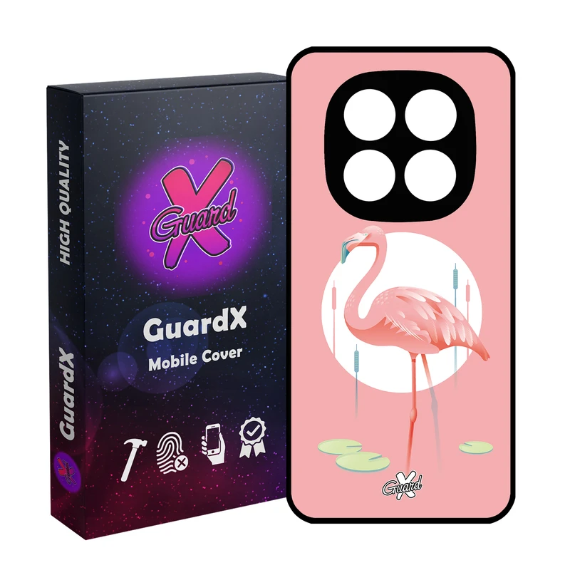 کاور گارد ایکس طرح Flamingo مدل 10084 مناسب برای گوشی موبایل شیائومی Redmi Note 14 Pro 4G