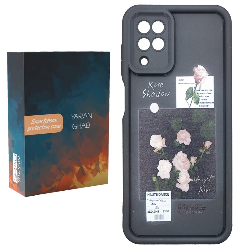 کاور یاران قاب مدل Rose مناسب برای گوشی موبایل سامسونگ Galaxy A12