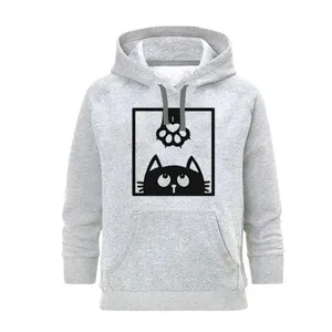 هودی زنانه مدل گربه بازی گوش کد SH57 رنگ طوسی