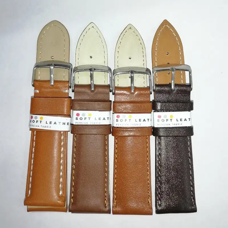 بند و پین ساعت مچی سافت لدر مدل چرم کد ize24