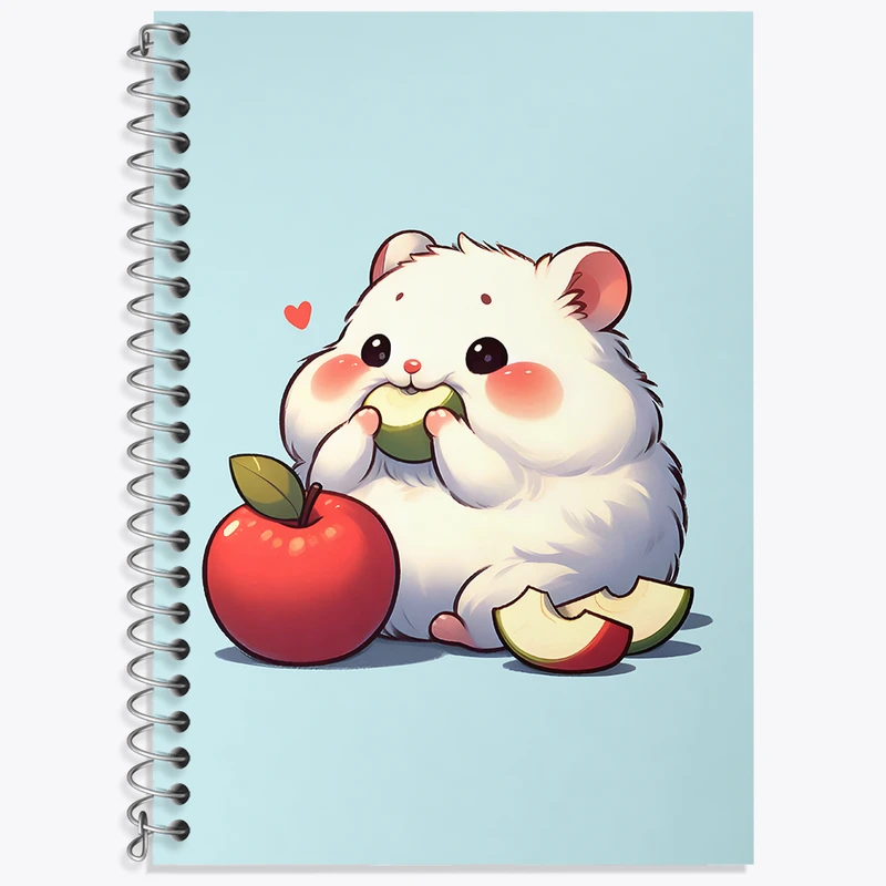 دفتر لغت 50 برگ خندالو طرح همستر کیوت کد N5979