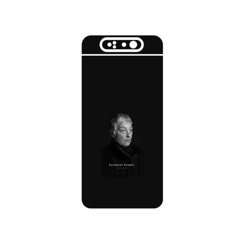 برچسب پوششی ماهوت مدل Portrait of a European Woman مناسب برای گوشی موبایل سامسونگ Galaxy A80