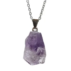 گردنبند زنانه مدل آمیتیست کد 9-116