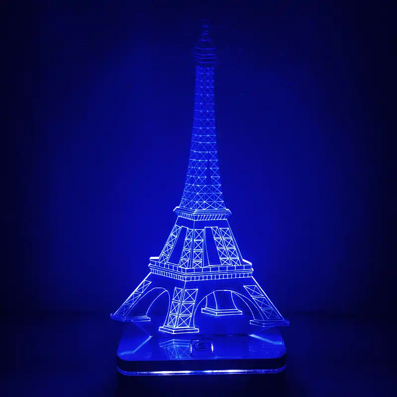 چراغ خواب سان لیزر طرح برج ایفل مدل هفت رنگ