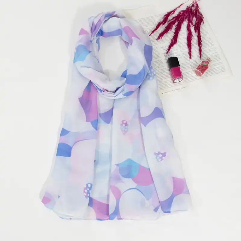 شال زنانه مدل خنک نخی مزونی ابرو بادی کد a-2335