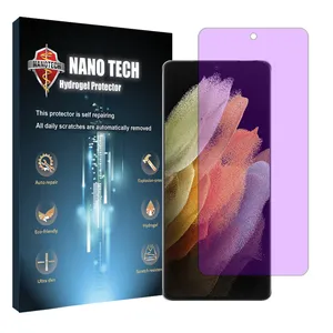 Nano tech anti-violet screen protector suitable for Samsung Galaxy S21 Ultra 5G mobile phone