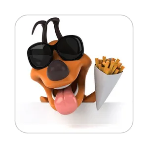 زیر لیوانی کاکتی طرح حیوانات کارتونی مدل mp28413