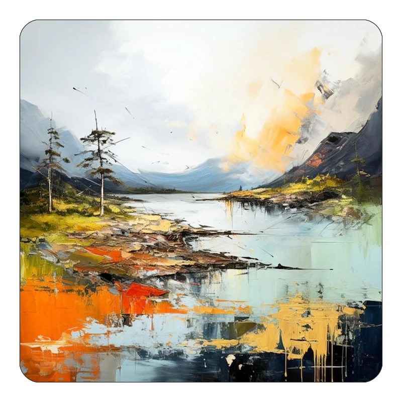 مگنت کاکتی طرح نقاشی رنگ روغن مدل mp71808