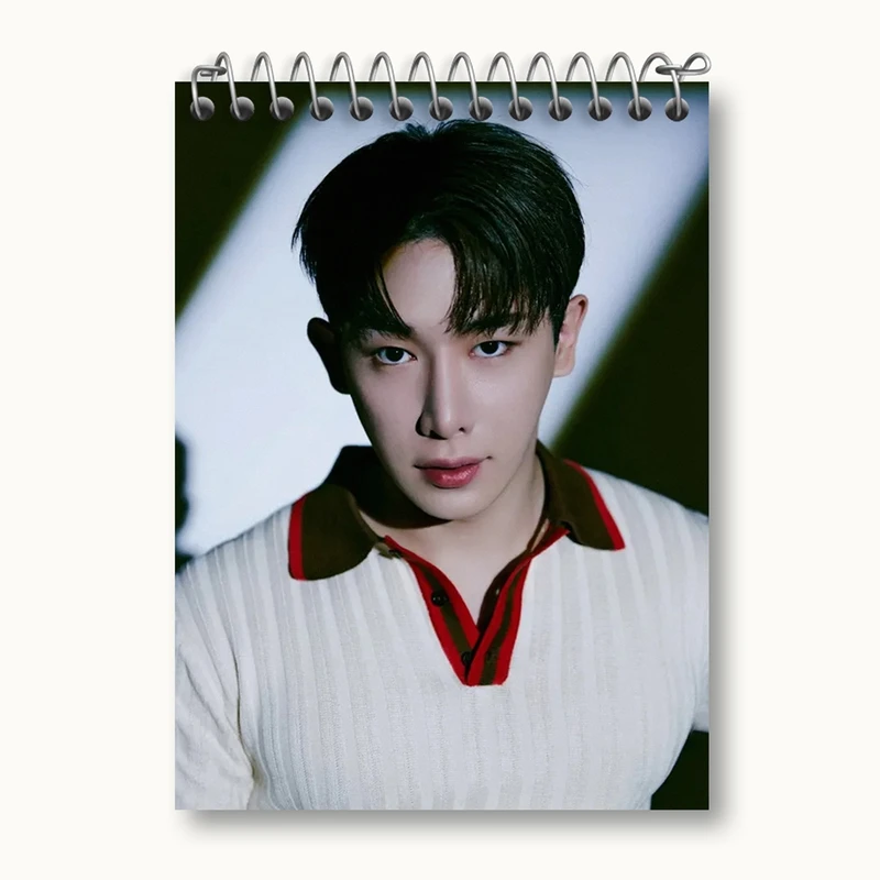 دفتر یادداشت 50 برگ خندالو مدل ونهو گروه مانستا اکس Monsta X کد 21195