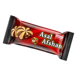 بیسکویت های بال با مغزی کاکائو فندق عسل افشان - 34 گرم بسته 24 عددی