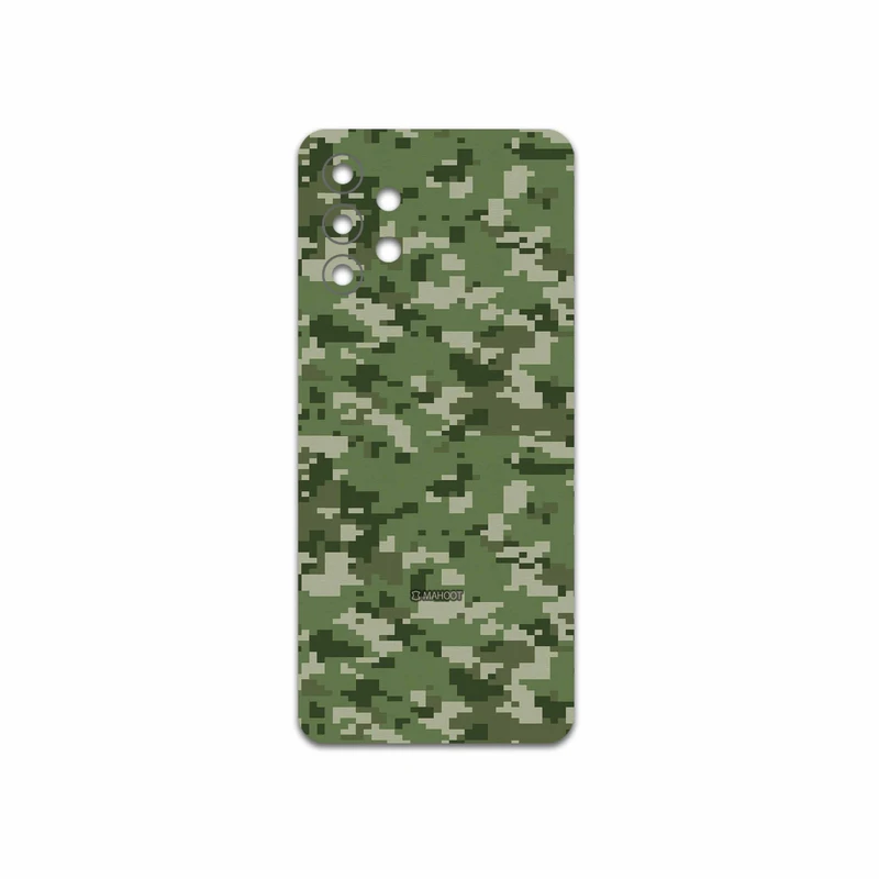 برچسب پوششی ماهوت مدل Army-Green-Pixel مناسب برای گوشی موبایل سامسونگ Galaxy A32 4G