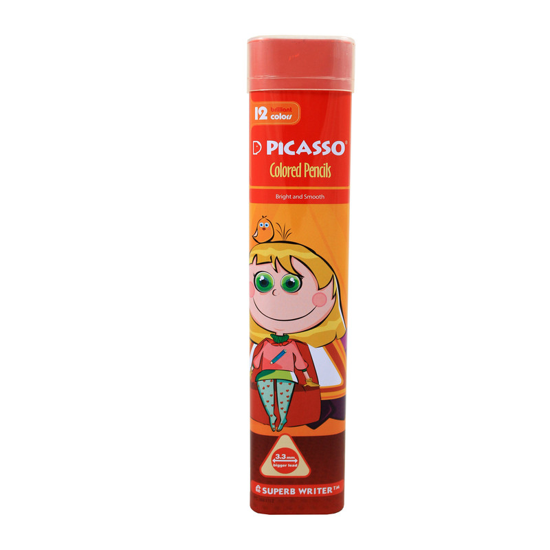 مداد رنگی 12 رنگ پیکاسو مدل Superb Writer کد O346