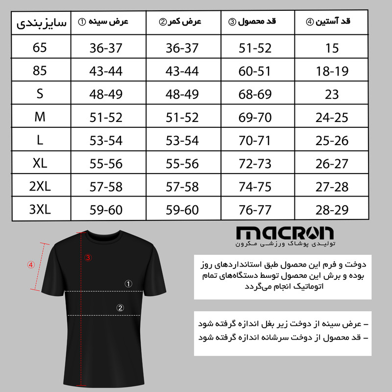 پولوشرت آستین کوتاه ورزشی مردانه مکرون مدل رویال