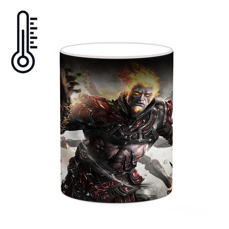 ماگ حرارتی کاکتی طرح گاد آف وار God Of War مدل mgh40491