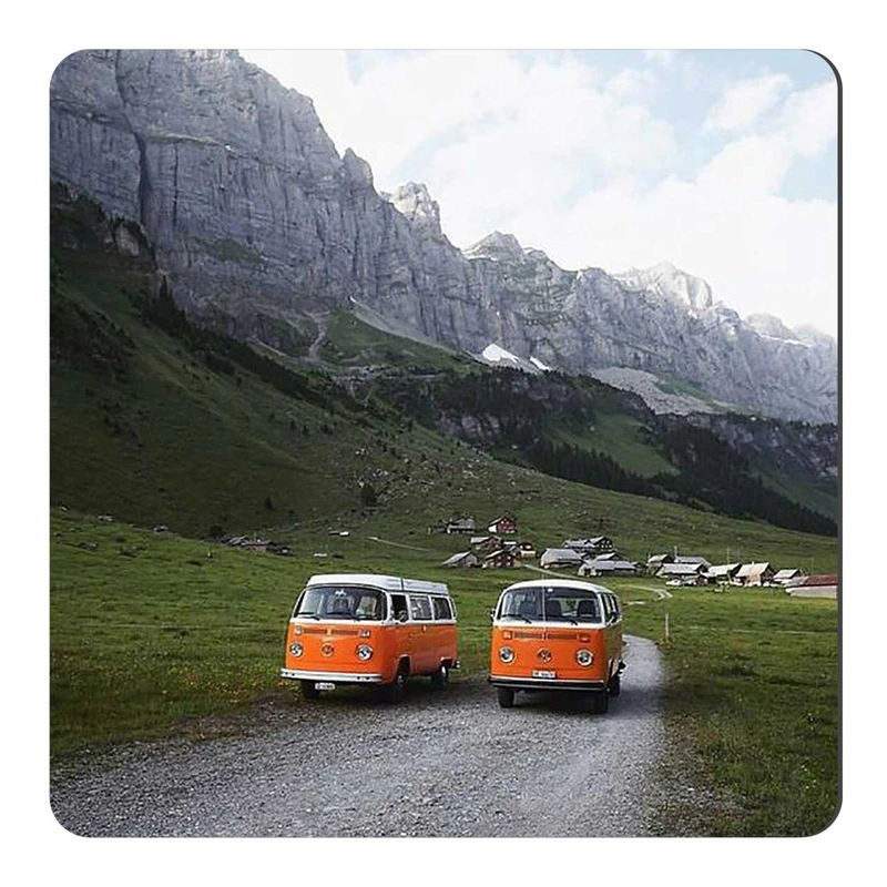  مگنت طرح منظره ای از دهکده کوهستانی و فولکس واگن کد wmg877