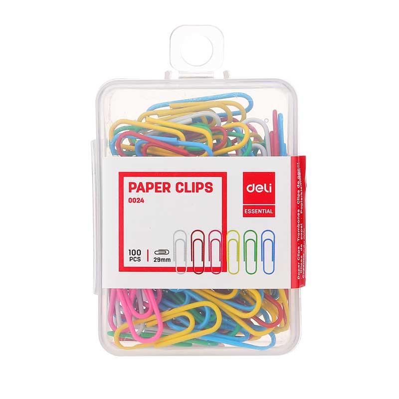 گیره کاغذ دلی مدل 0024 کد 146547 بسته 100 عددی