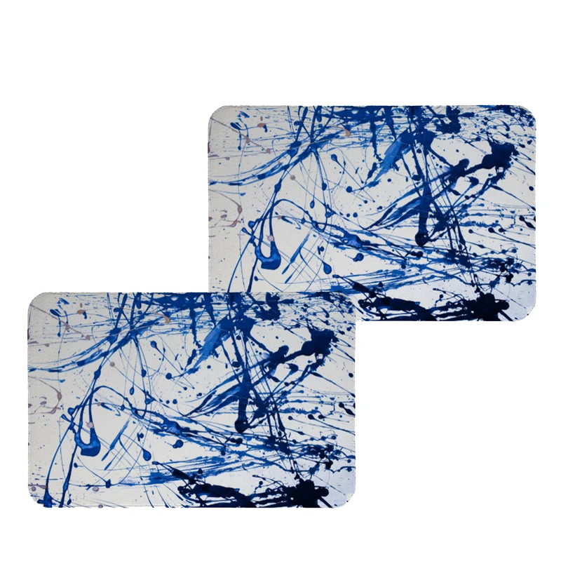 زیربشقابی طرح رنگ پاشی کد 9173 بسته 2 عددی 